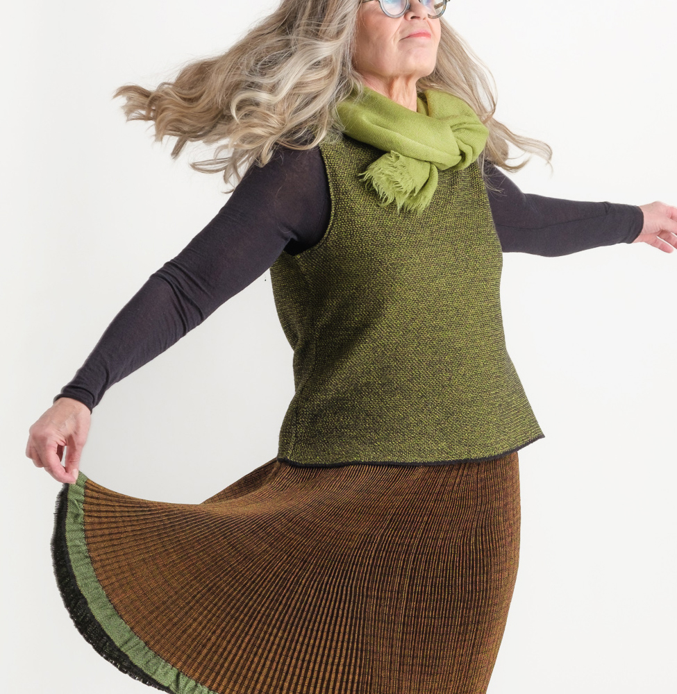 Taitava Satakunta POrin Puuvilla Huihuin vekkihame Knitworksneule