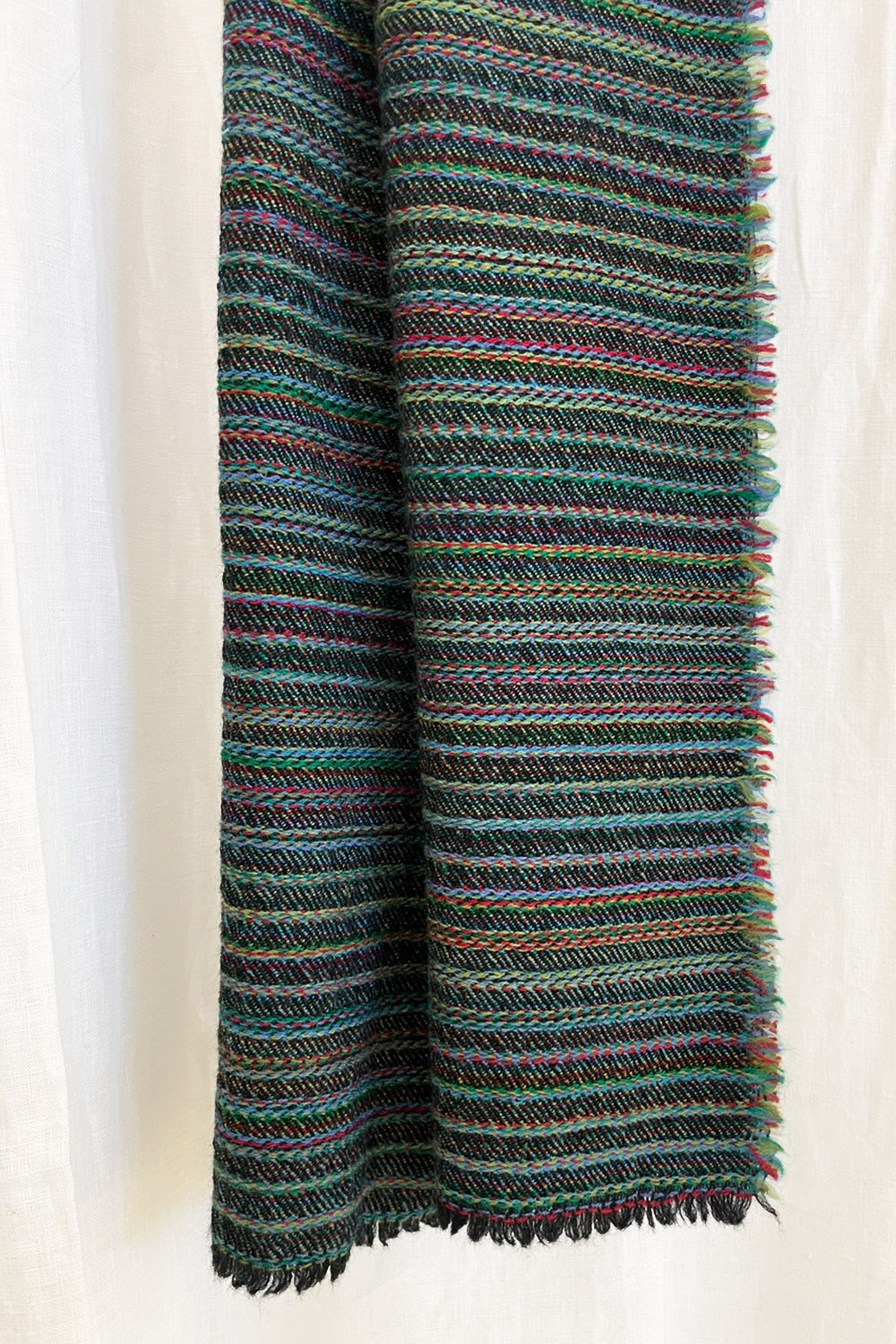 Laskos vihreä villahuivi