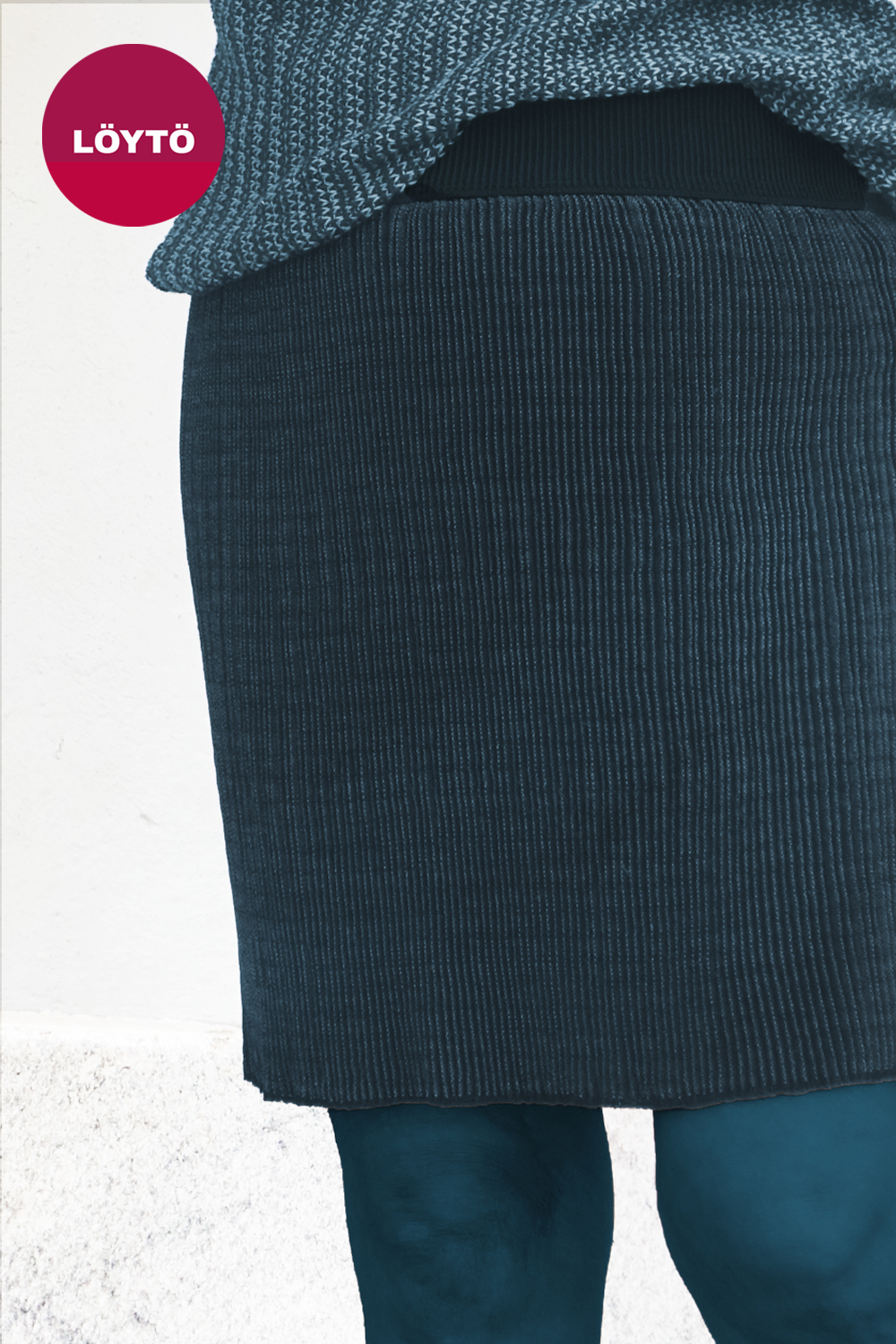 VESI -vekkihame, löytö, helmaton